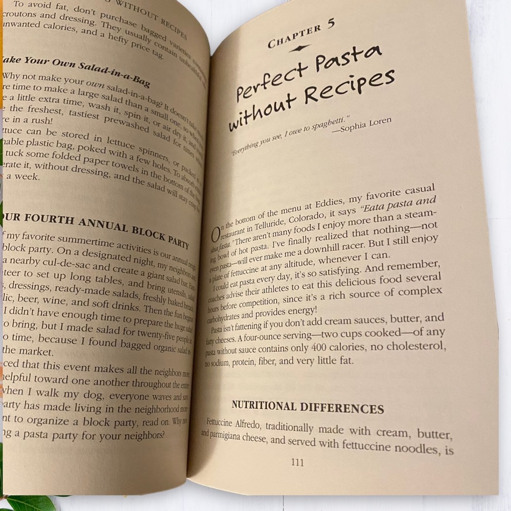 Book Cooking Without Recipes Cookbook by Cheryl Sindell Signed Autographed - Picture 9 of 9